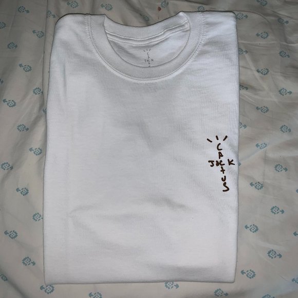 Travis Scott 'Cactus Jack' White Tee - Picture 1 of 4